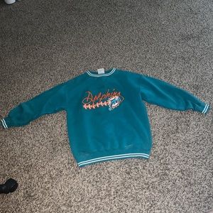 Vintage Miami Dolphins 90s NFL Crewneck Sweatshirt  Large